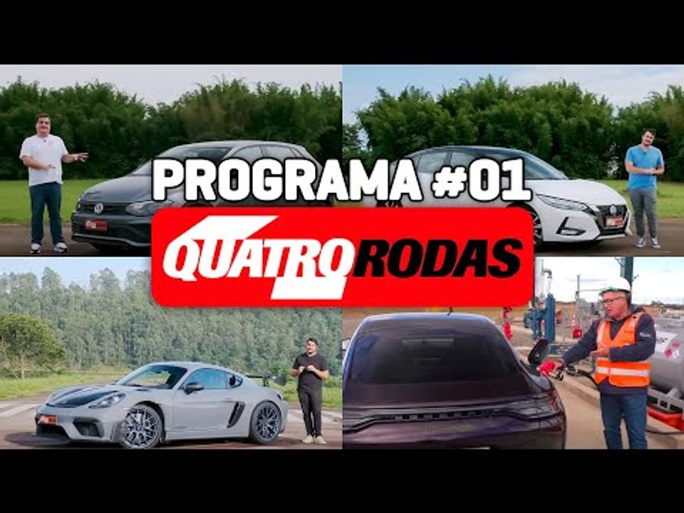 PROGRAMA QUATRO RODAS #1 - Polo Track, Porsche 718, Sentra e gasolina sintética (03/06/2023)