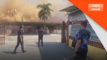 Tiga blok bangunan SMU (A) Darul Ulum Al-Muhammadiah terbakar