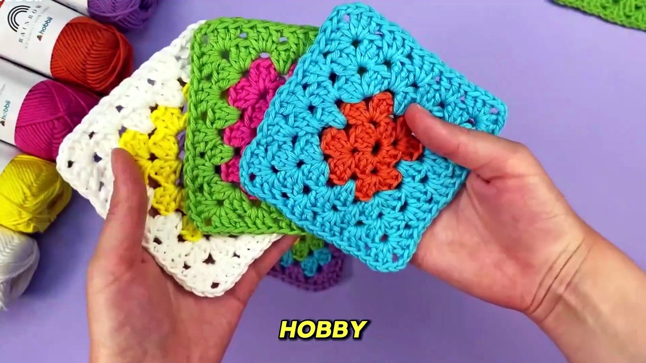 How to Crochet a Granny Square for Beginners | Easy Step-by-Step Tutorial