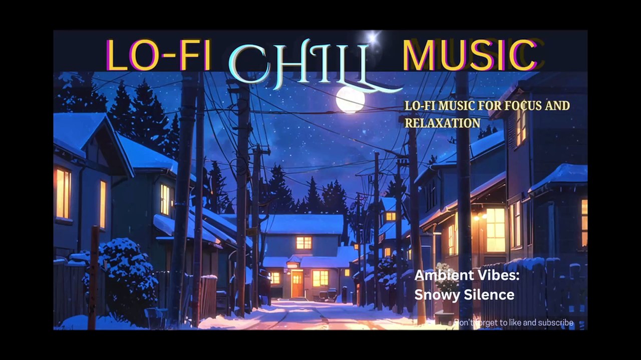AMBIENT VIBES 1 : SNOWY SILENCE - Lo-fi Chill music for focus, rest and relaxation