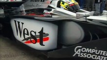 1999 May 23 - Mario Haberfeld demo run McLaren MP4/13 @ Donington Park