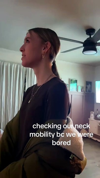 Female neck stretching 44
