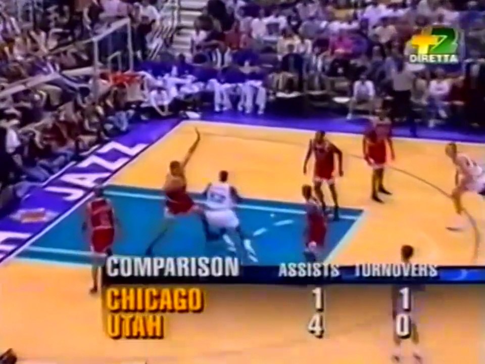 NBA Finals 1997 – Game 3: Bulls vs Jazz | Michael Jordan vs Karl Malone Full Match (Italian Commentary)