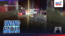 Menor de edad, patay sa pag-araro ng van sa 3 motorsiklo; 4 sugatan | Unang Balita