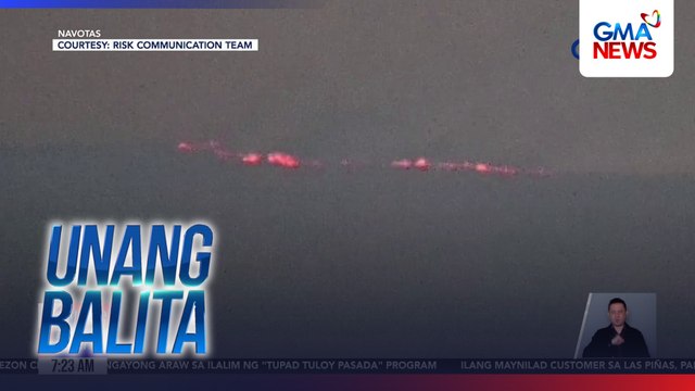 Sunog sa Navotas Sanitary Landfill Facility, patuloy na inaapula | Unang Balita