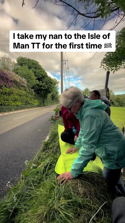 La première fois d’une mamie au TT de l’île de Man