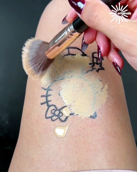 Hide that tattoo quick and easy!