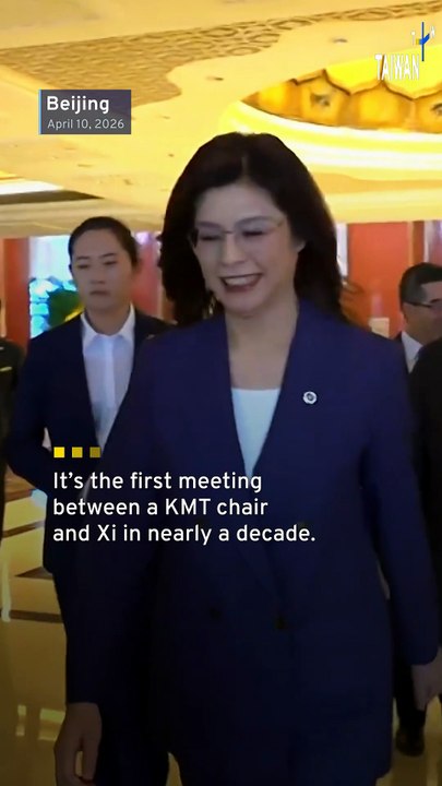 [REEL] Kuomintang Head Meets China’s Xi Jinping for  First Time in Nearly 10 Yea