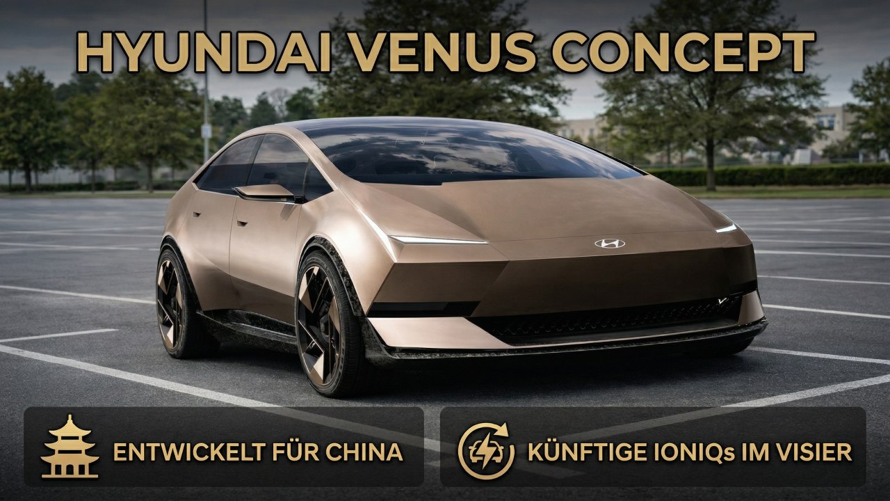 Hyundai VENUS Concept: Visionäre Elektro-Limousine enthüllt