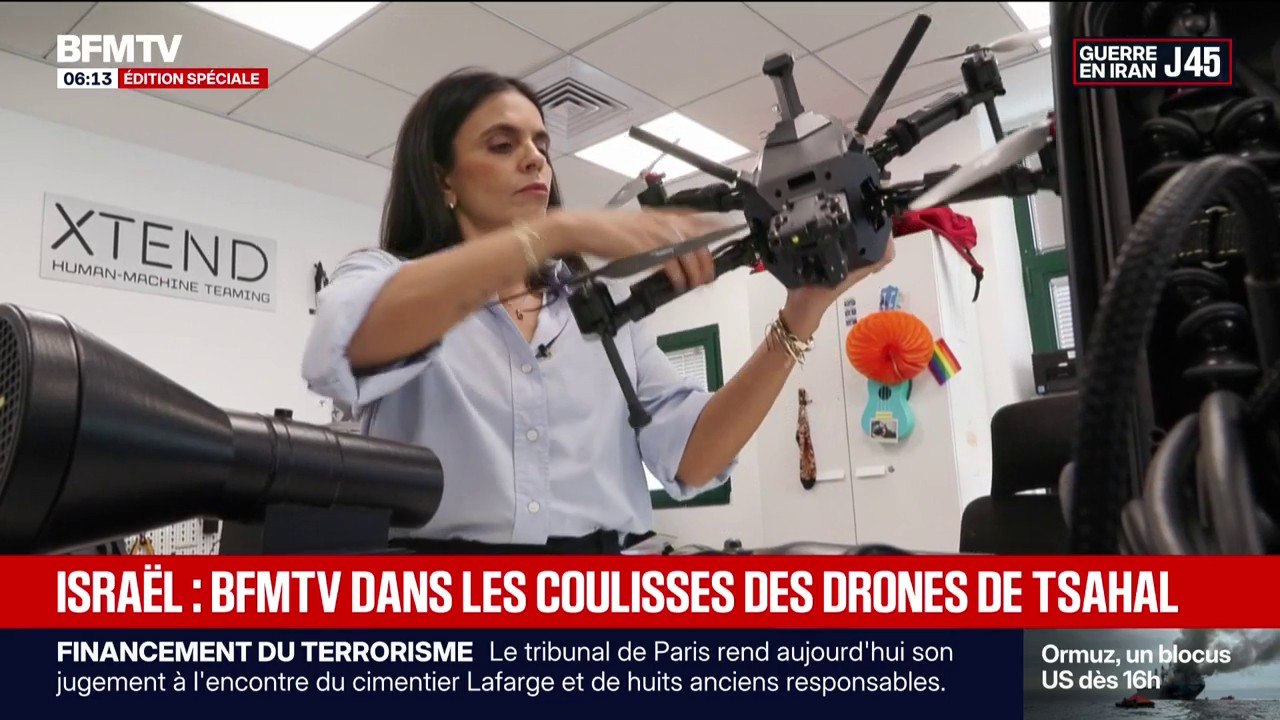 En Israël, des drones pilotés grâce à l'intelligence artificielle développés pour l'armée