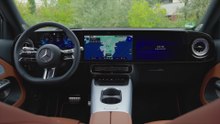Mercedes-Benz GLB 250+ with EQ Technology in High-tech silver metallic Interior Design