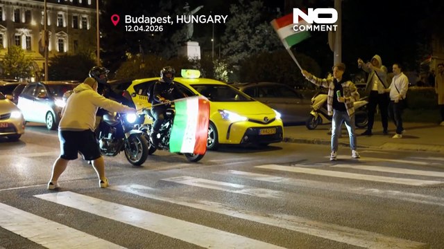 Ungheria, festa a Budapest dopo la vittoria di Magyar