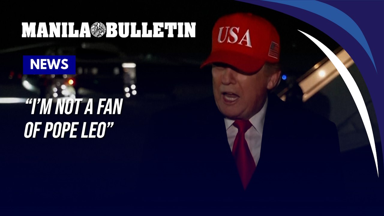 Trump lambasts Pope Leo XIV, calls him 'very liberal'