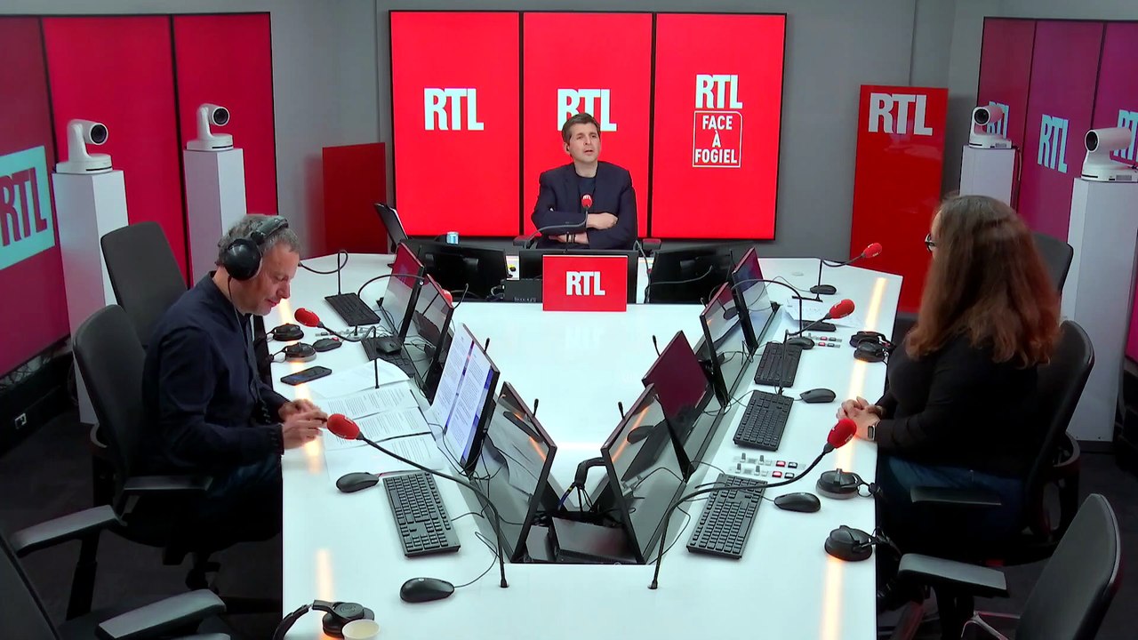 Marie Dupuis, la maman d'Evaëlle, est face à Marc-Olivier Fogiel