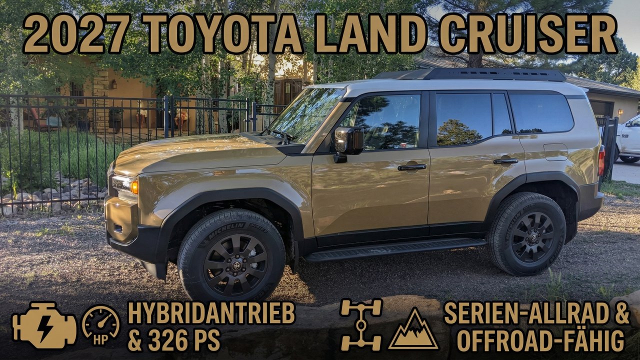 2027 Toyota Land Cruiser: Technik, Offroad & Premium vereint