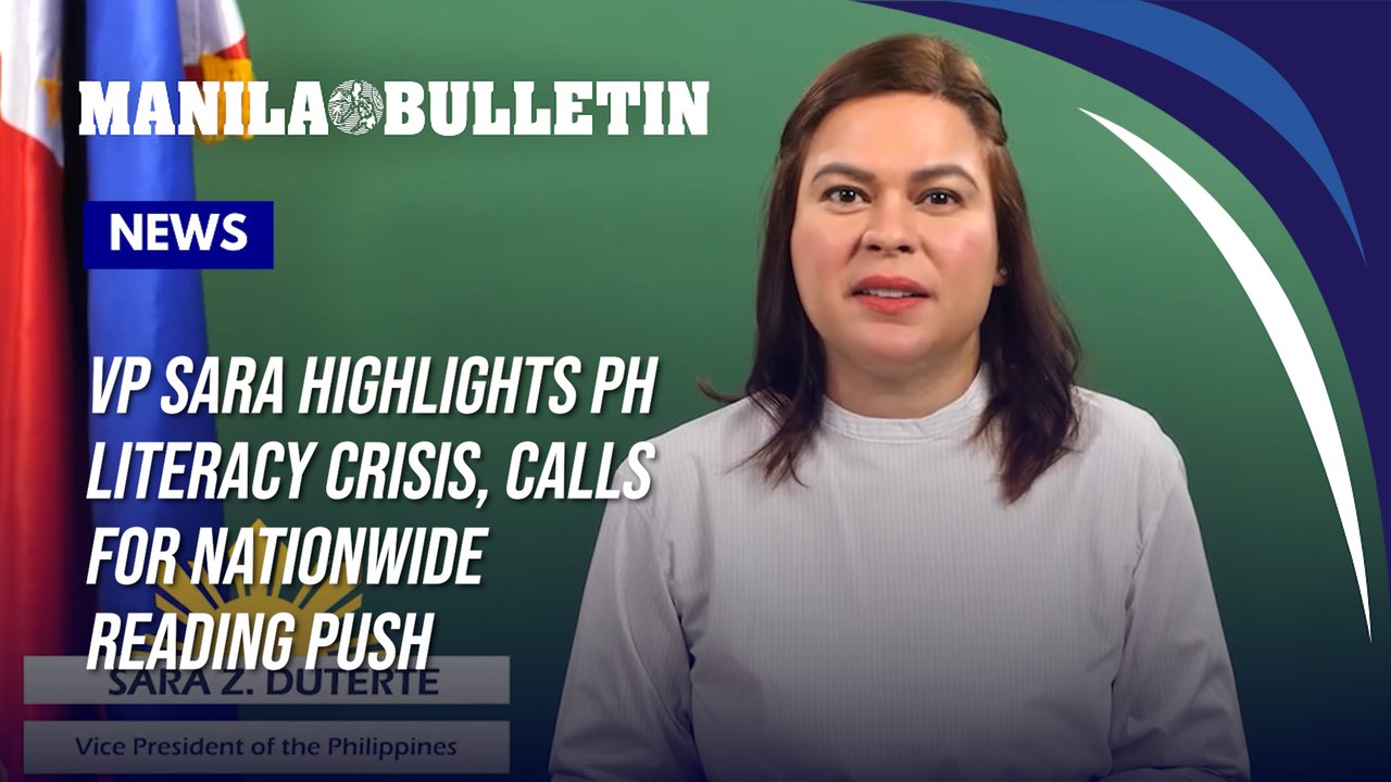 Sara Duterte highlights PH literacy crisis, cal...