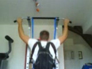 Tractions pronation larges lestées 100Kg