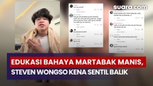 Edukasi Bahaya Martabak Manis, Steven Wongso Justru Kena Sentil Balik
