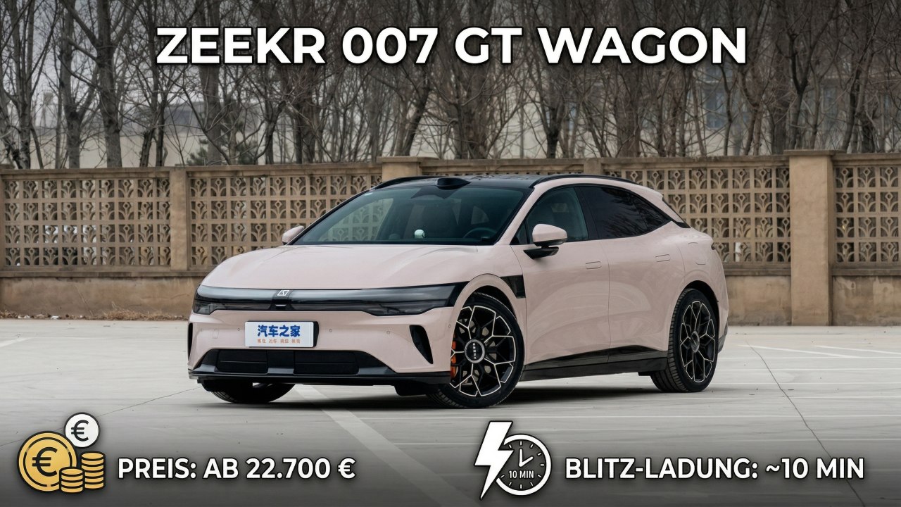 2027 Zeekr 007 GT Wagon Kombi im Detail: Technik, Akku, Leistung