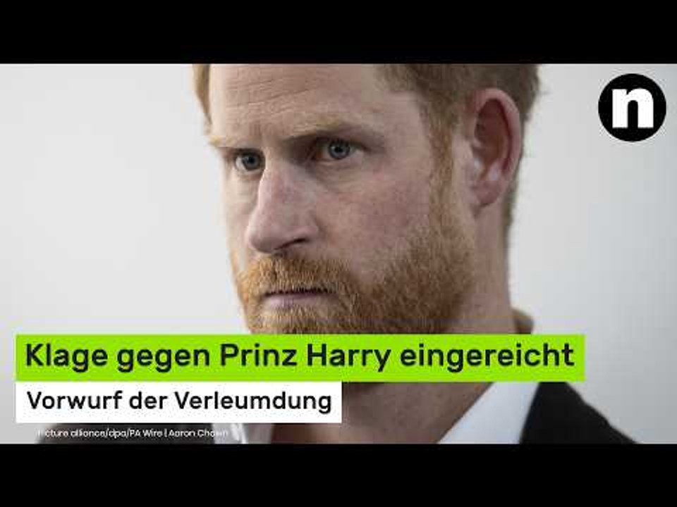 Prinz Harry: Vorwurf der Verleumdung - Klage gegen Herzog von Sussex eingereicht