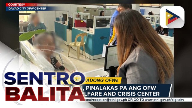 Davao LGU, pinalakas pa ang OFW Families’ Welfare and Crisis Center; mahigit 500 na indibidwal, natulungan nitong Marso | ulat ni Regine Lanuza - PTV Davao
