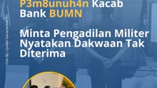 Eksepsi 3 Terdakwa P3m8unuh4n Kacab Bank BUMNMinta Pengadilan Militer Nyatakan Dakwaan Tak Diterima