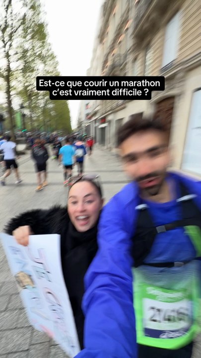 Je sais pas si c'était la pire ou la meilleure matinée de ma vie 😭 J'ai pleuré carrément et j'ai failli abandonner au 38ème km mdr