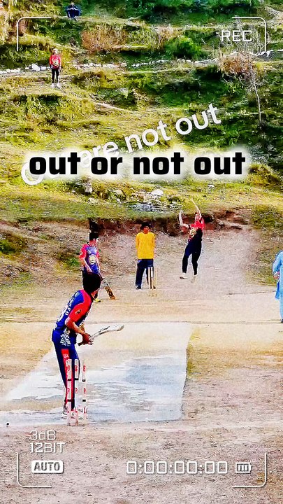 Out or Not Out? The Match Won’t Start Until You Decide 😊#OutOrNotOut #YouDecide #CricketDebate #UmpireCall #CricketFans