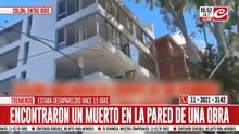 Horror en una obra en construcción: encontraron un hombre muerto y oculto en una pared