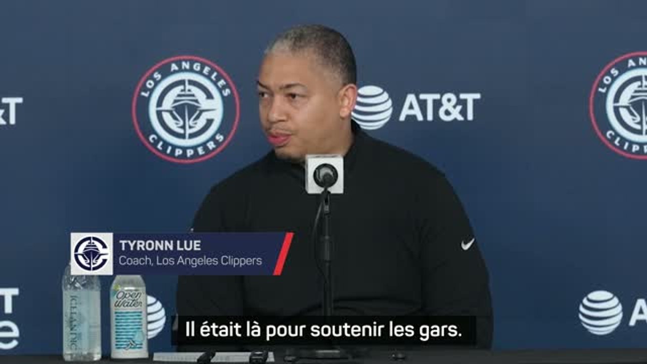 Clippers - Lue salue l'implication et l'impact de Kawhi Leonard depuis le banc