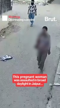 A pregnant woman was assaulted in broad daylight in Jaipur