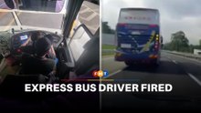 Express bus driver fired after misconduct video