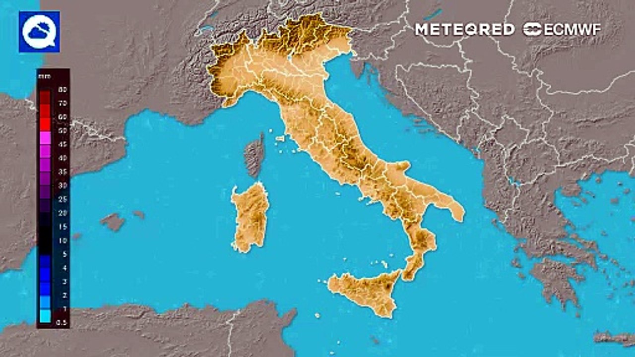 Un profondo minimo di bassa pressione, attualmente posizionato nei pressi della Sardegna, sta spingendo una perturbazione piuttosto intensa che sta risalendo dal Nord Africa verso il Mediterraneo centrale.