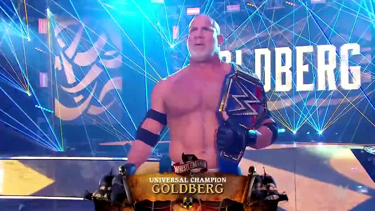 Goldberg vs Braun Strowman WrestleMania