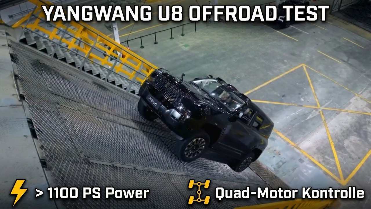 Yangwang U8 im Härtetest: 1100 PS stark im anspruchsvollen Gelände