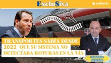 #EXCLUSIVA Varapalo a Puente sobre Adamuz: Transportes sabía desde 2022 que no detectaba roturas