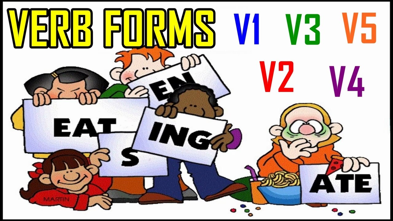 31-VERB FORMS EXAMPLES (V1-V2-V3-V4-V5)