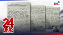 Plano umanong patalsikin at i-assassinate si Pres. Marcos para maupo sa pwesto si VP Duterte, inilahad sa liham ni Ramil Madriaga na ibinigay ng isang source | 24 Oras