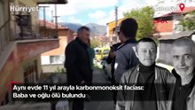 Aynı evde 11 yıl arayla karbonmonoksit faciası: Baba ve oğlu ölü bulundu