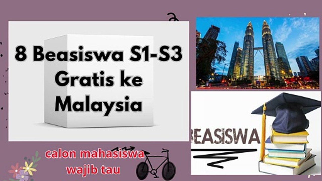 8 Beasiswa S1-S3 Gratis ke Malaysia, Ada Uang Saku calon mahasiswa wajib tau