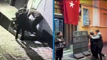 Taksim’de yardım etme bahanesiyle alkollü kişinin çantasını çaldılar