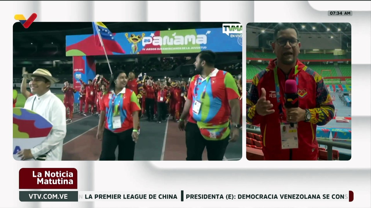 Atletas alzaron el tricolor patrio en inauguración de los IV Juegos Suramericanos de la Juventud 2026