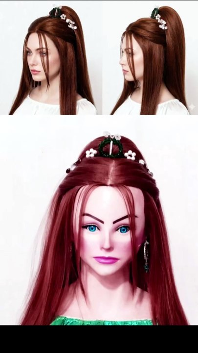 Easy hairstyle 🎀