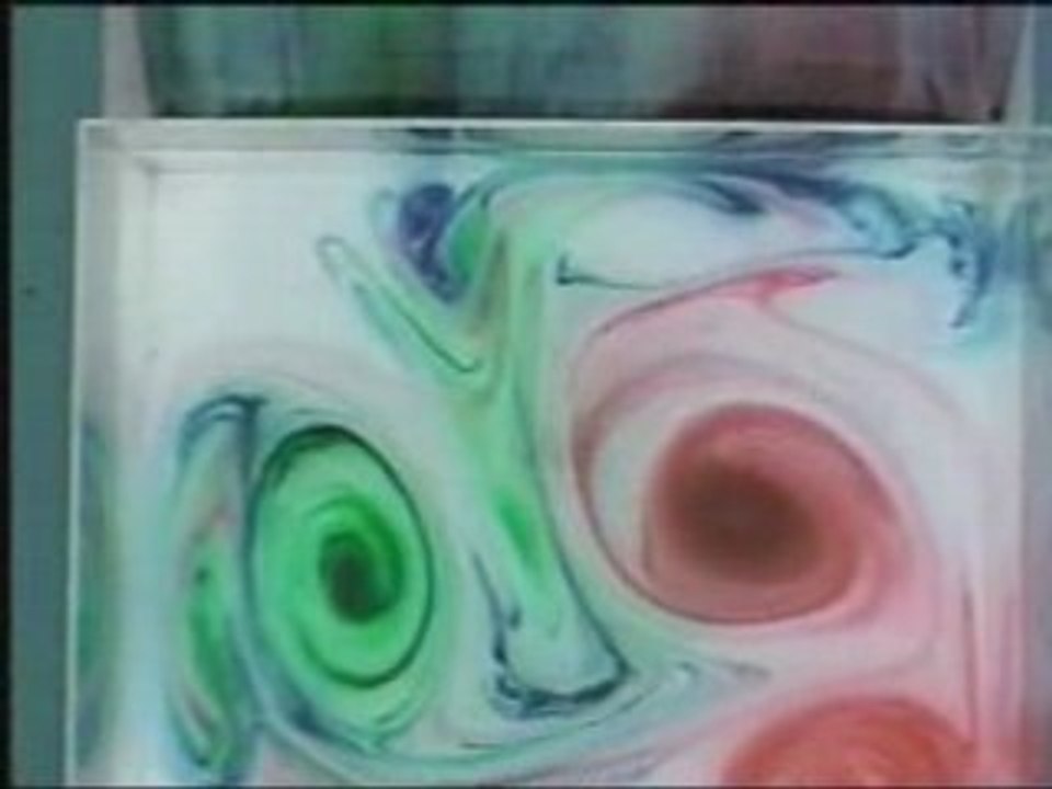 Colonne fluide colorant