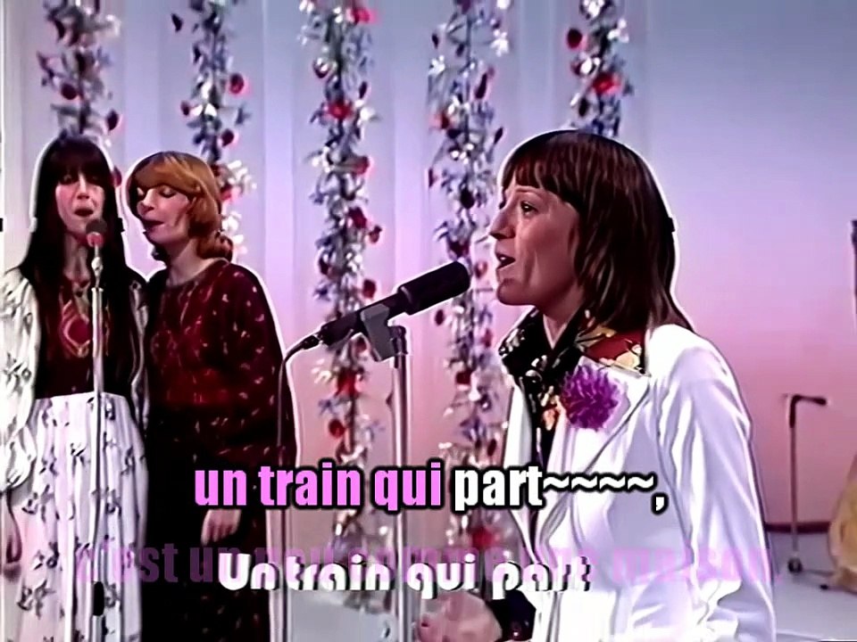 Marie (Marie-France Dufour)_Un train qui part (Clip Eurovision Monaco 1973)