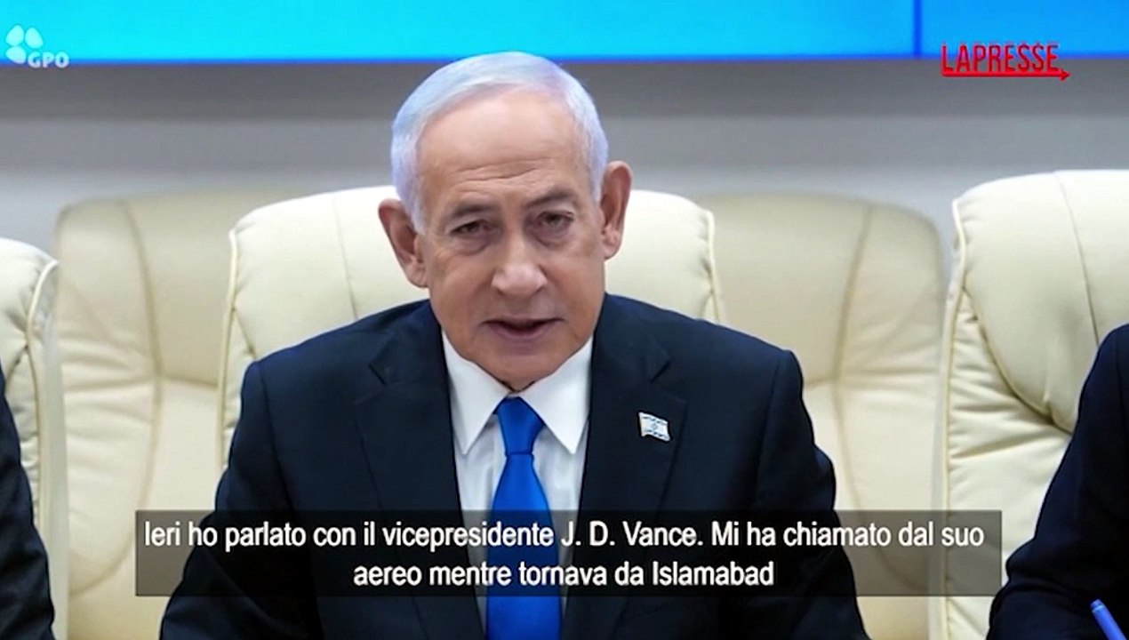 Iran, Netanyahu: "Sosteniamo Trump su blocco navale Hormuz"