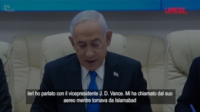 Netanyahu: «Sosteniamo Trump sul blocco navale a Hormuz»