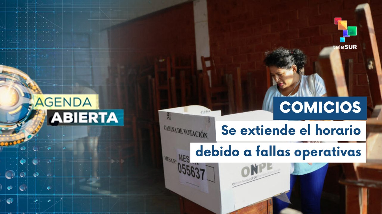 Autoridad electoral de Perú amplía votación de comicios generales