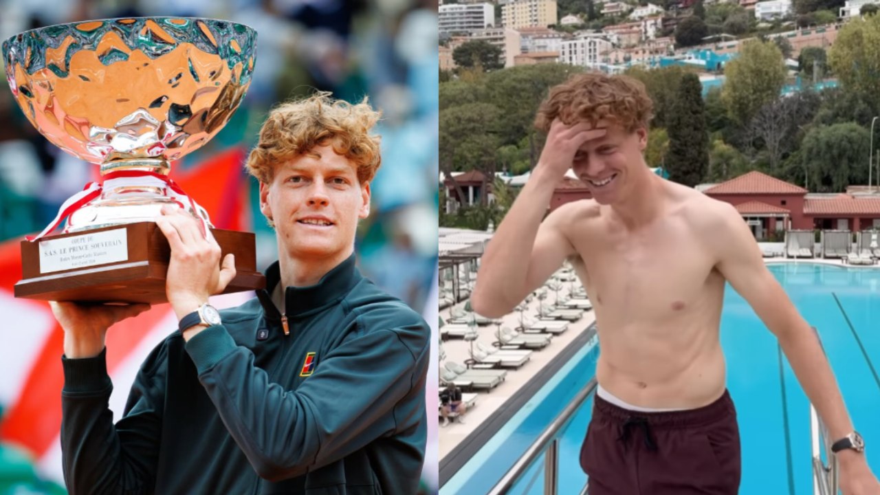 Rolex Monte-Carlo Masters 2026 - Sacré, Jannik Sinner a fait le grand plongeon dans la piscine du Rolex Monte-Carlo Masters