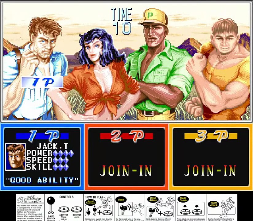 Episódio 1 Cadillacs & Dinosaurs, Briga de Rua, Arcade, Retro